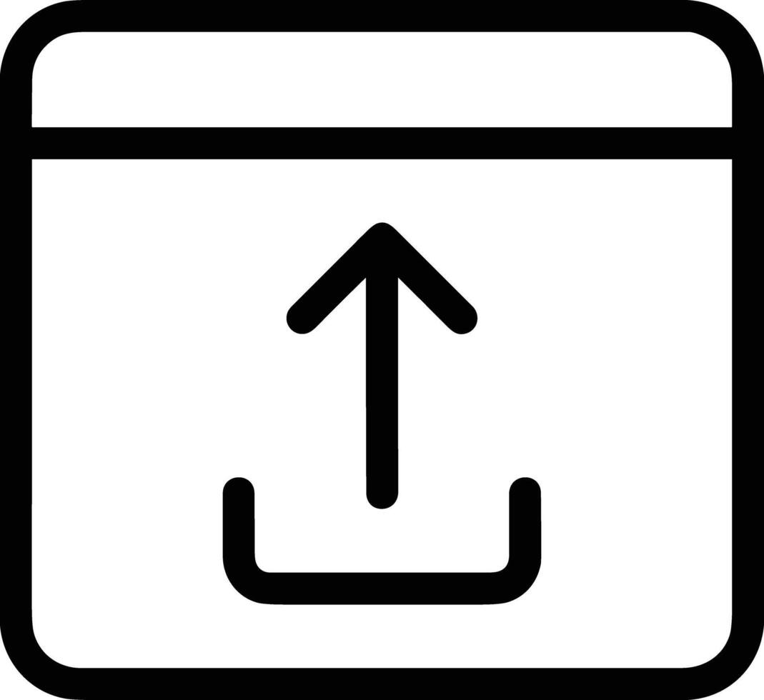 Upload icon symbol image vector