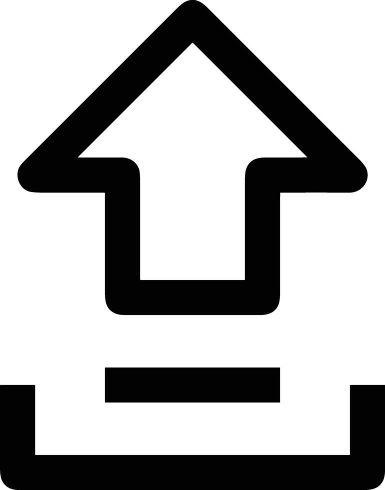 Upload icon symbol image vector