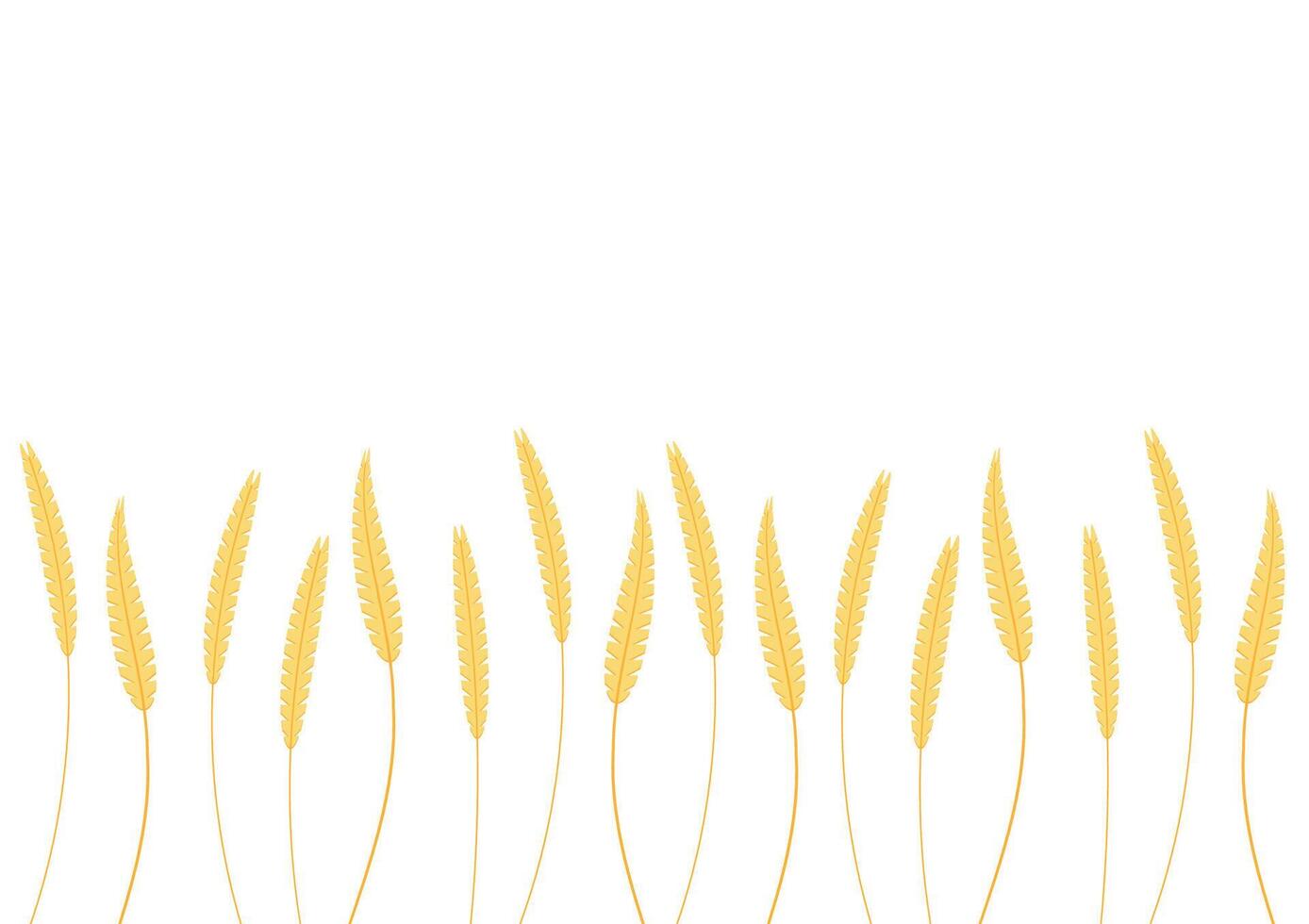 Wheat pattern wallpaper. oat symbol. free space for text. rice sign. Rice pattern wallpaper. vector