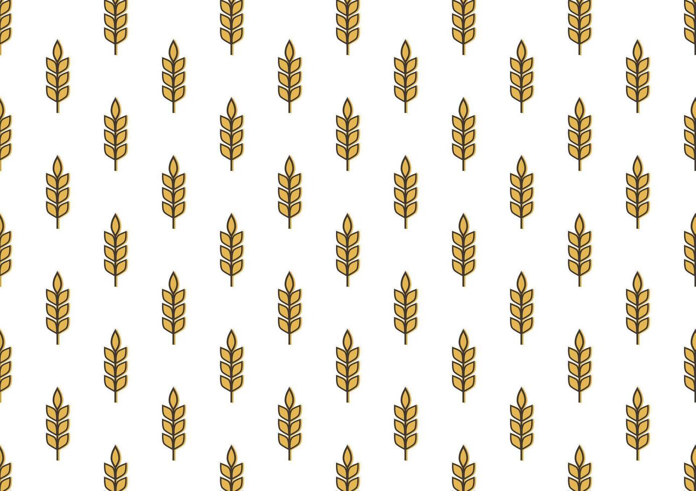 Wheat pattern wallpaper. oat symbol. free space for text. rice sign. Rice pattern wallpaper. vector