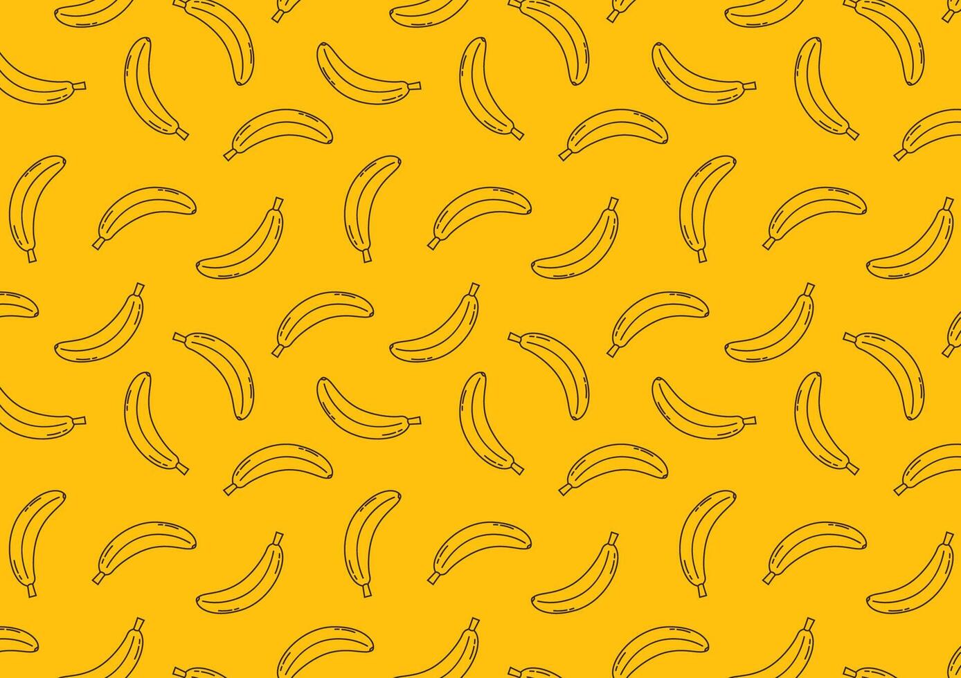 Banana pattern wallpaper. free space for text. copy space. background. vector