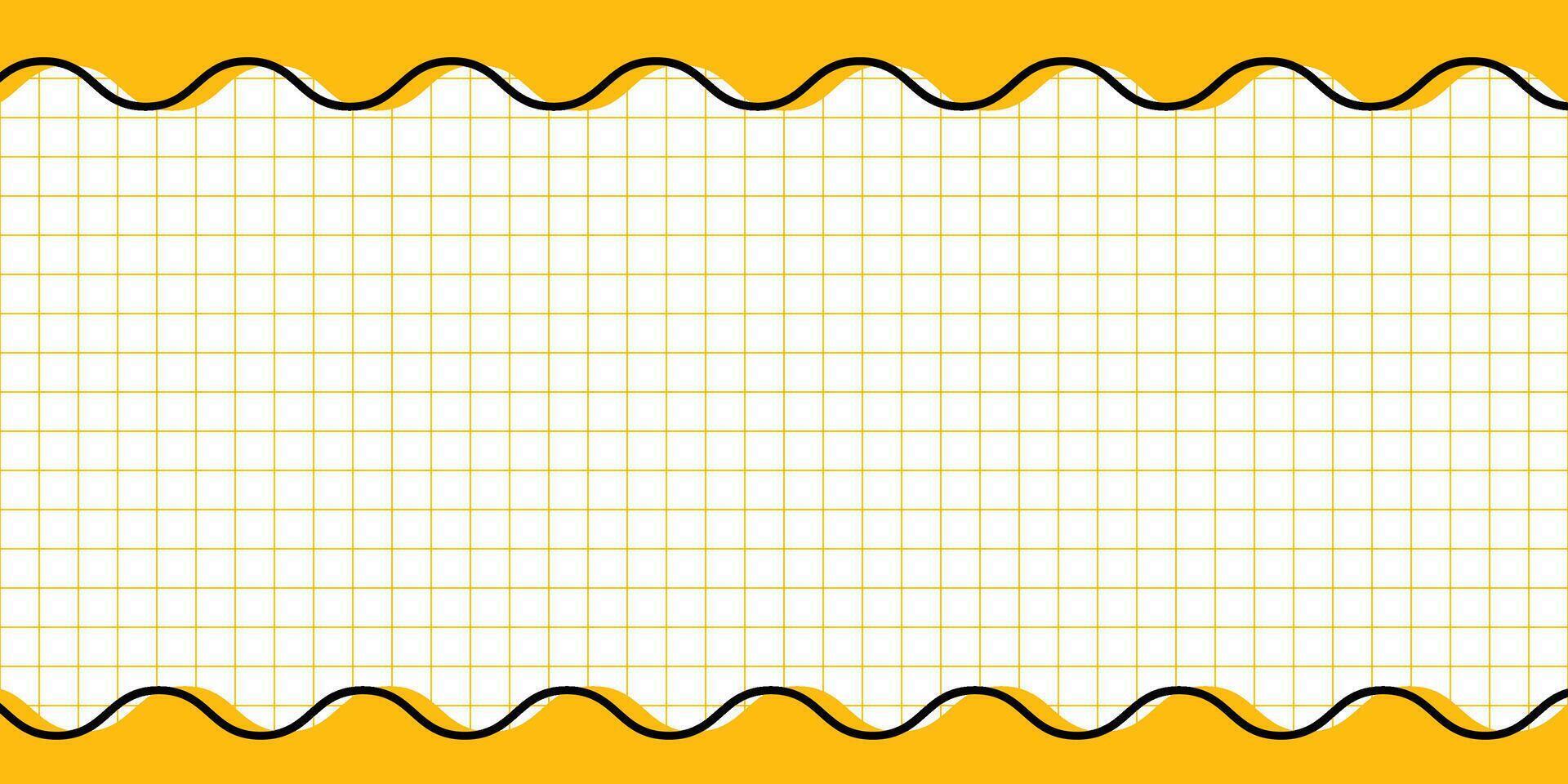 Yellow Wave Abstract Background vector