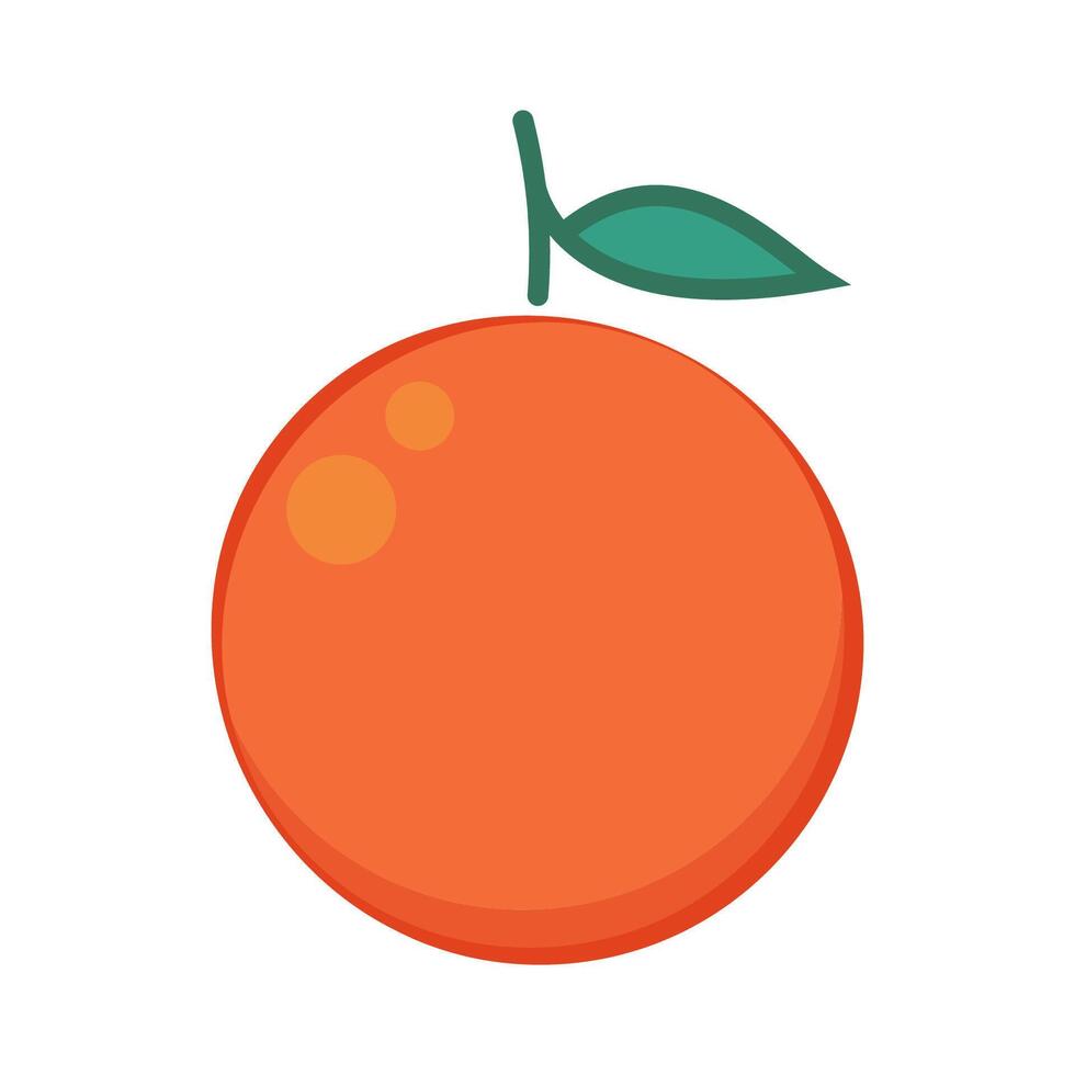 Orange logo design. Orange . Orange symbol . Orange on white background. vector