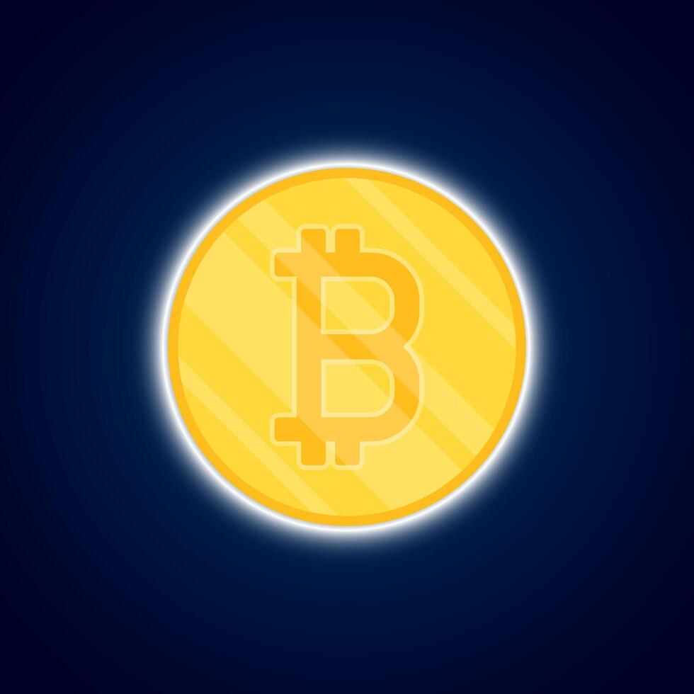 Bitcoin cryptocurrency price up. Bitcoin going up. Graph up. vector