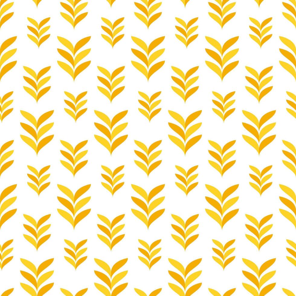 Wheat pattern wallpaper. oat symbol. free space for text. rice sign. Rice pattern wallpaper. vector