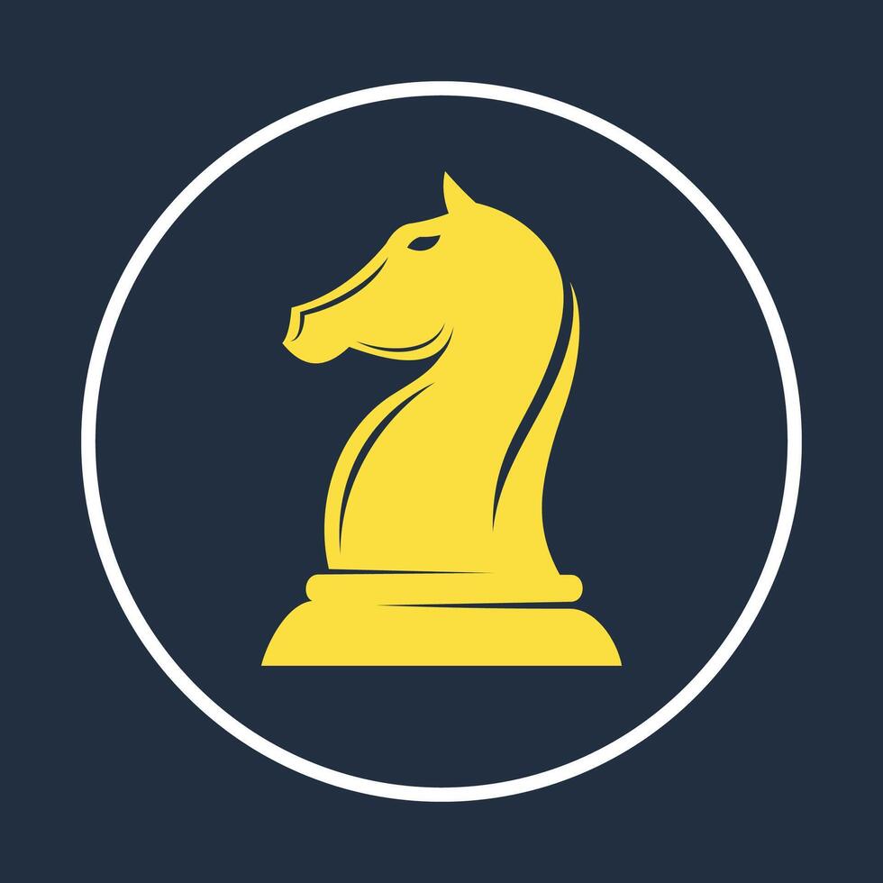 Chess knight symbol beautiful background abstract illustration design vector