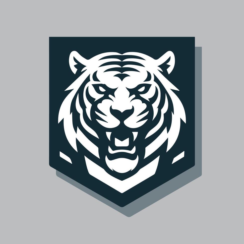 Modern Tiger Graphic vector