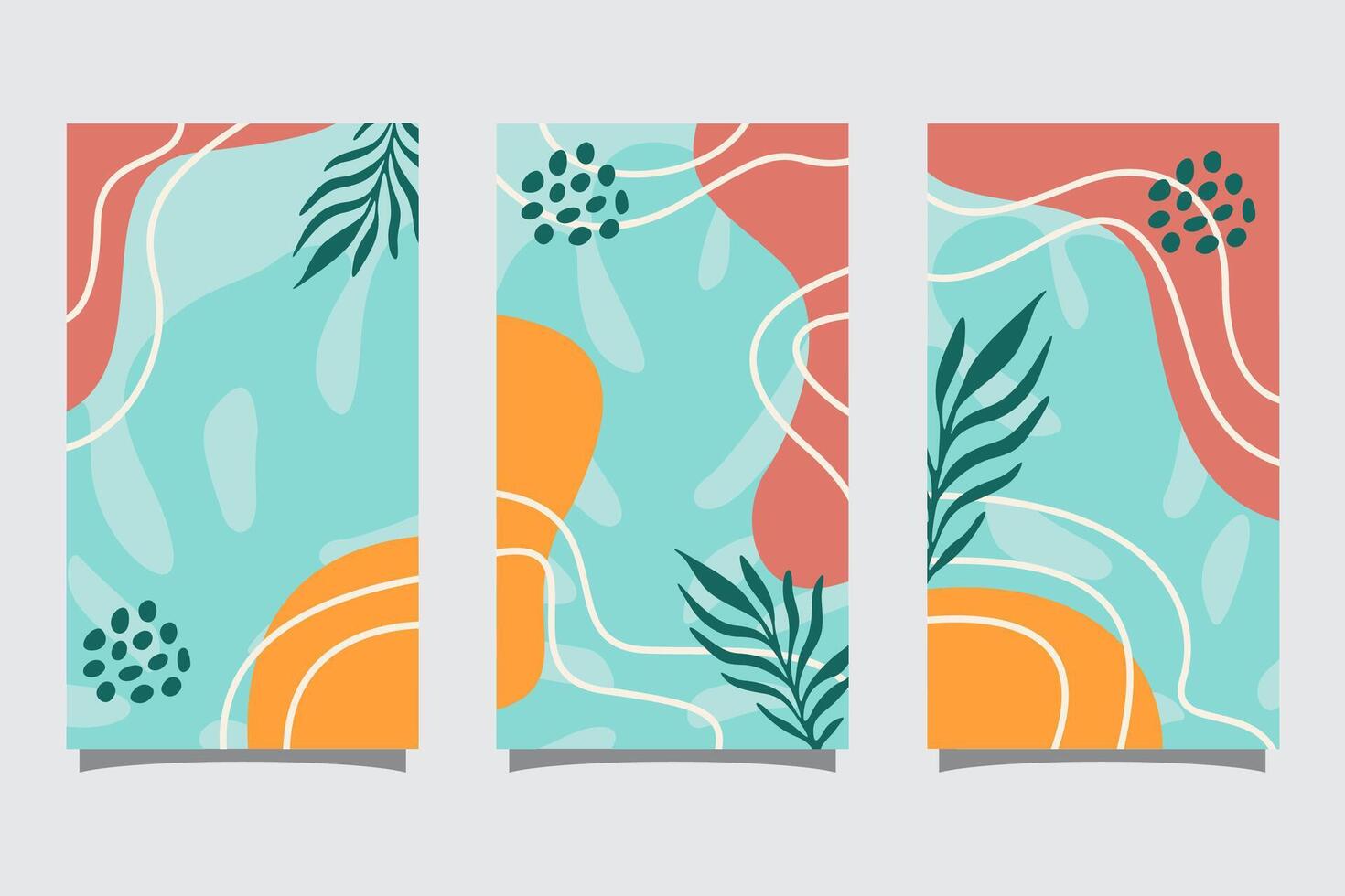 Summer abstract background with copy space for text for banner, greeting card, poster, advertising and social media stories design templates vector