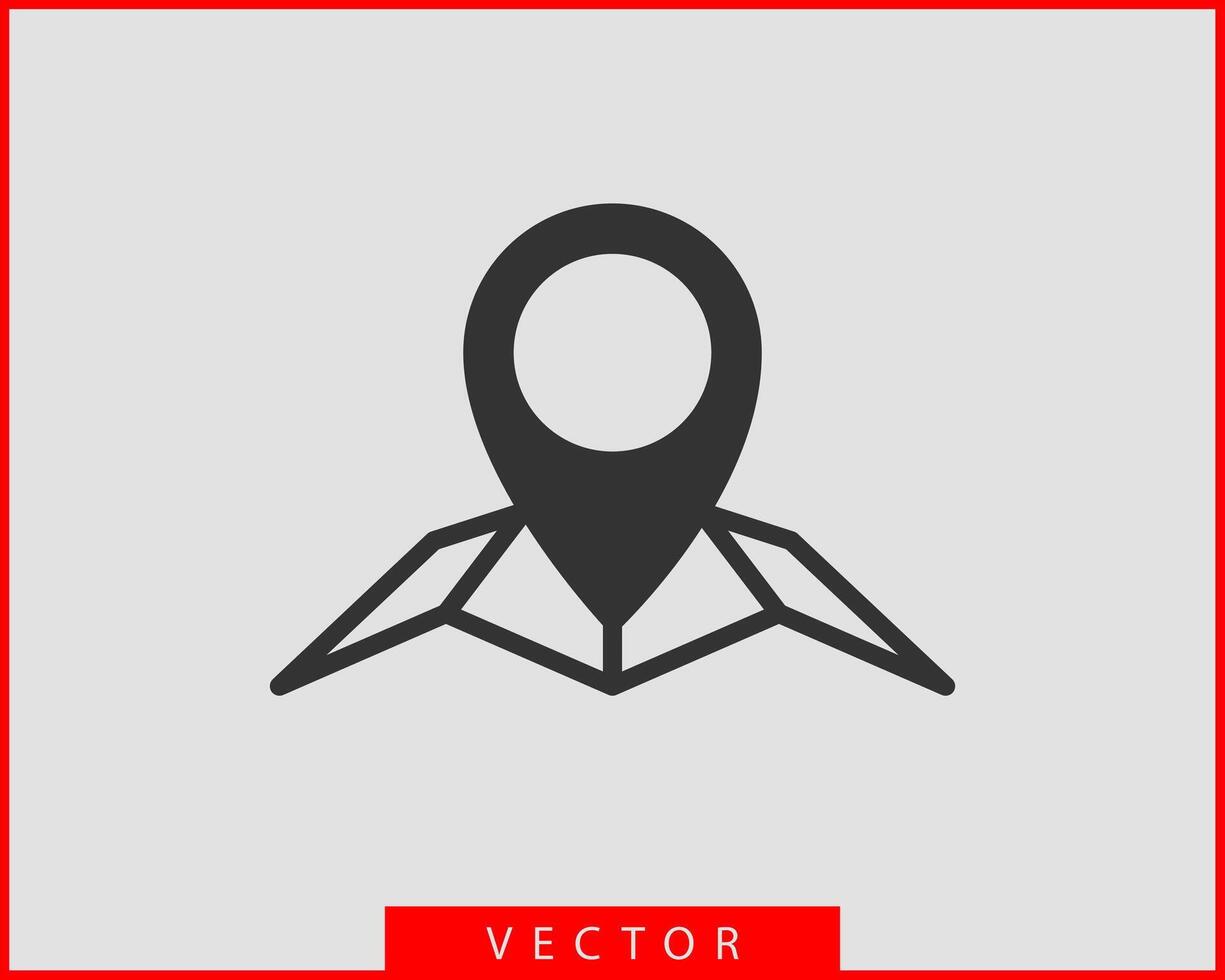 Map icons. Marker pointer. Pin location icon. GPS navigation symbol. vector