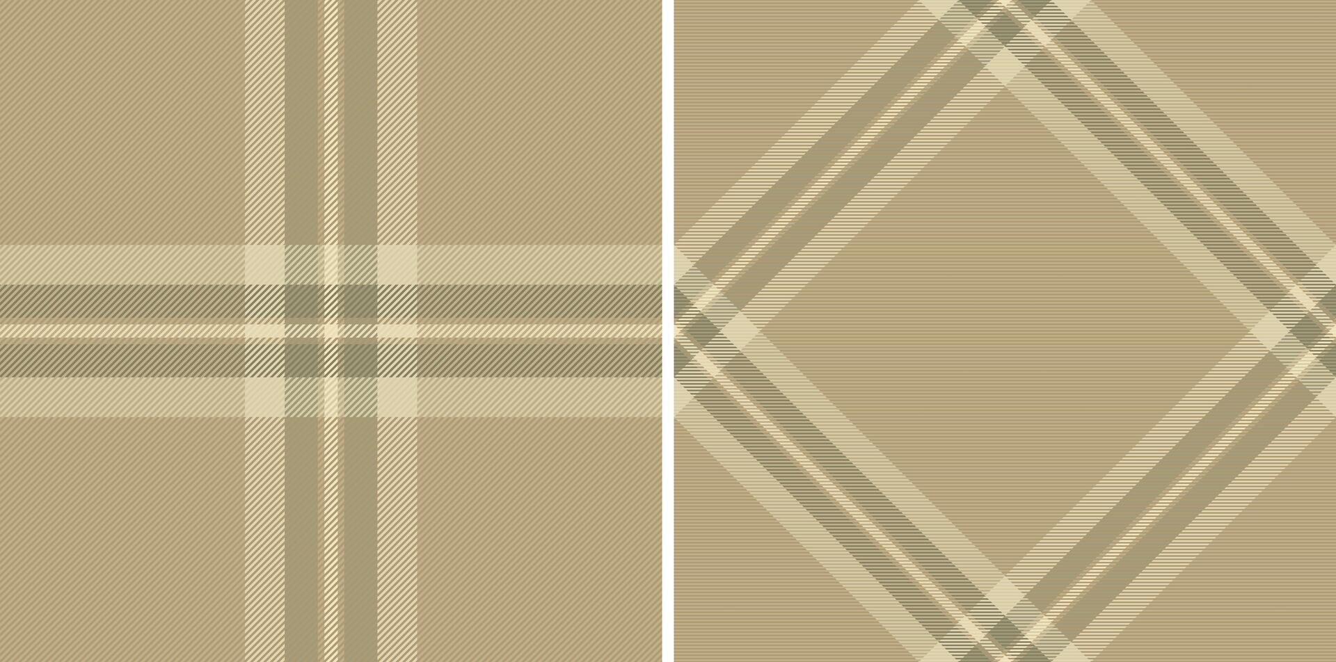 pattern textile of texture plaid tartan with a background check seamless fabric. Set in coffee colors. Greeting card designs. vector