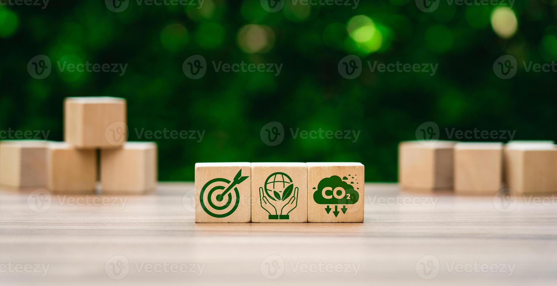 Reduce Co2 Emissions concepts, Global Warming, and Climate Change Energy Conservation, Sustainable Development, Earth Day. Long-term sustainability and societal impact, No toxic gases photo