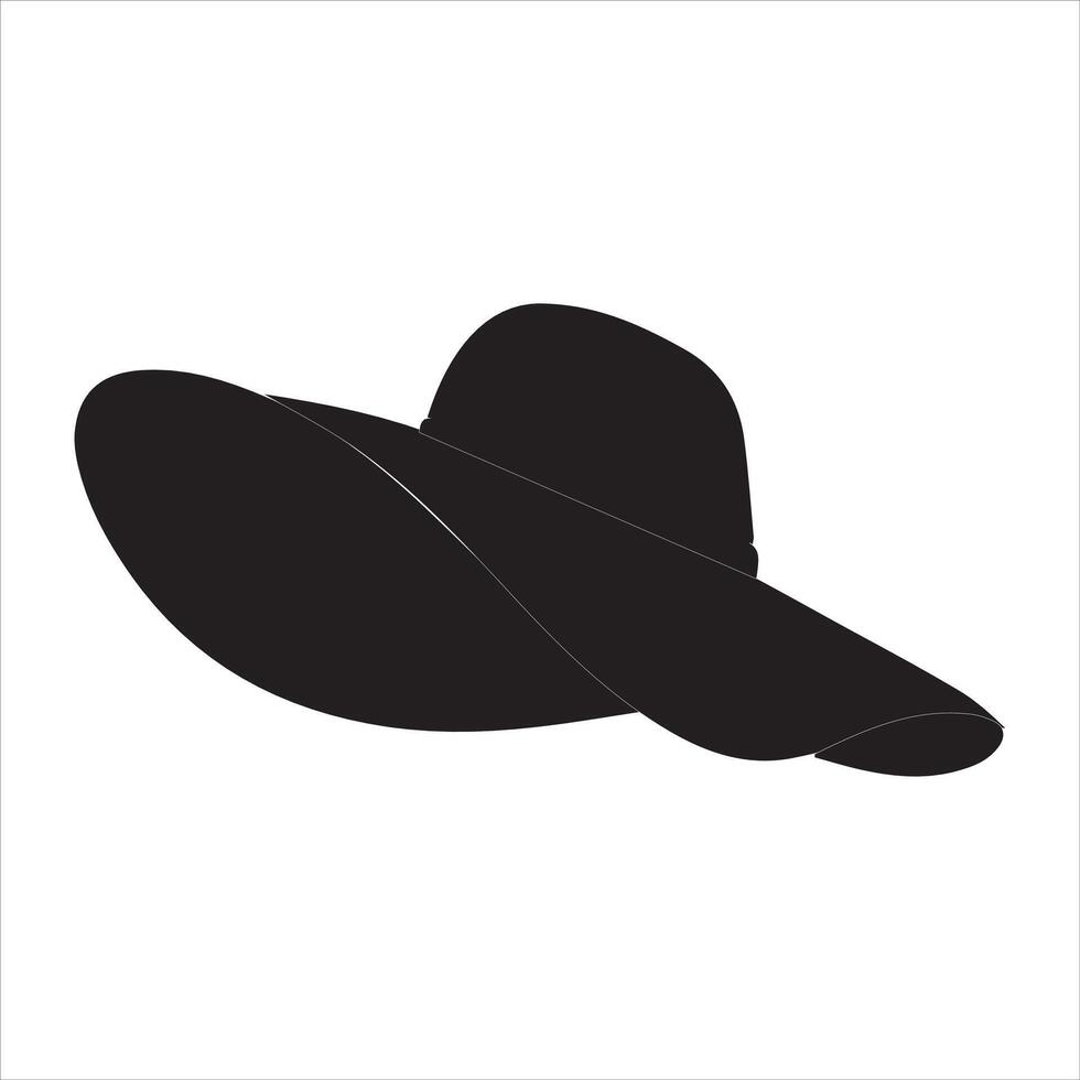 hat icon or logo isolated sign symbol illustration high quality black style icons vector