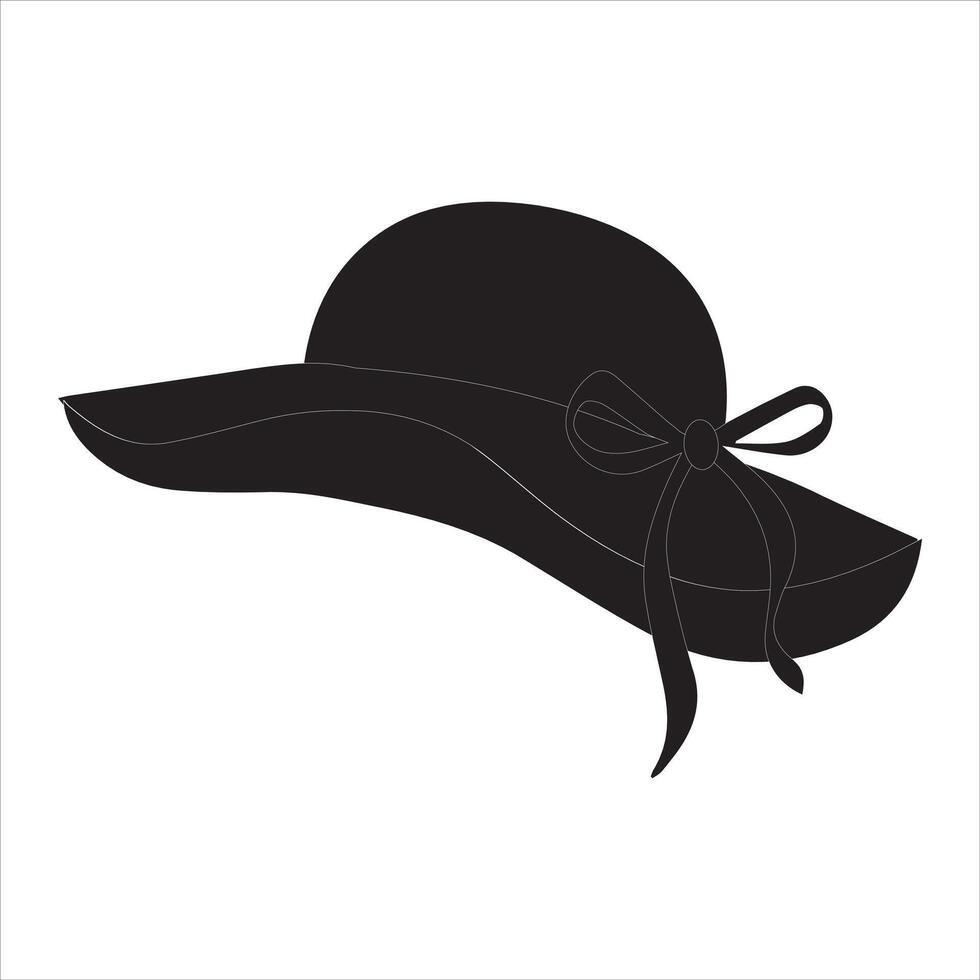 hat icon or logo isolated sign symbol illustration high quality black style icons vector