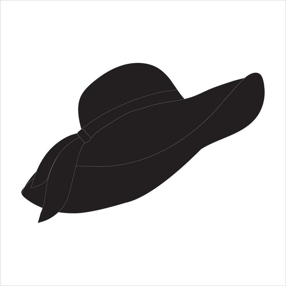 hat icon or logo isolated sign symbol illustration high quality black style icons vector