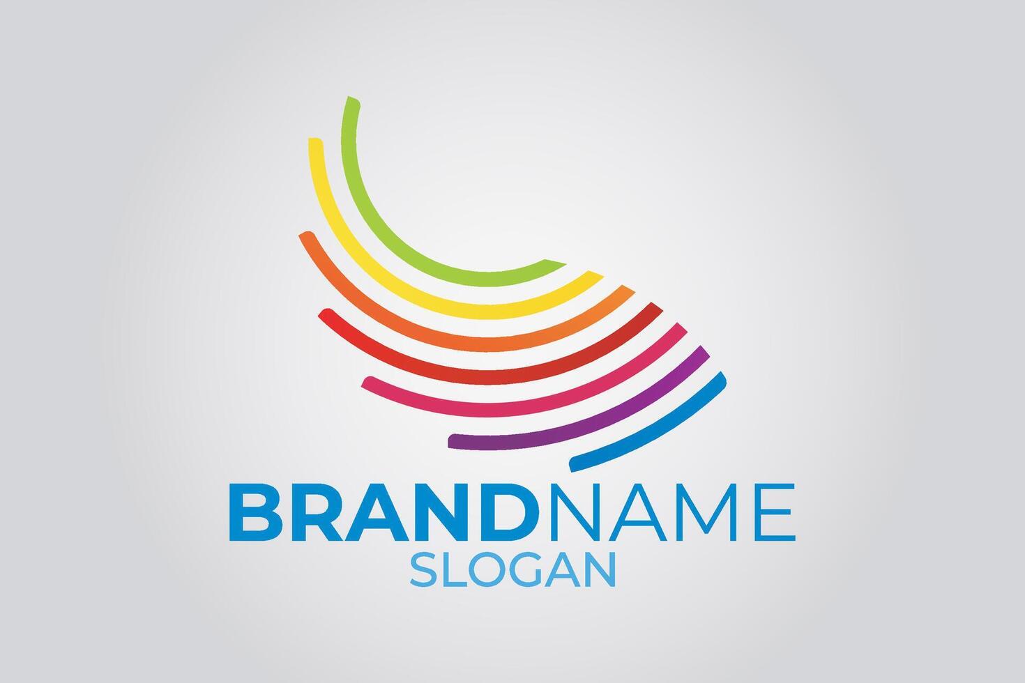 Fish logo or colorful brand logo design. vector