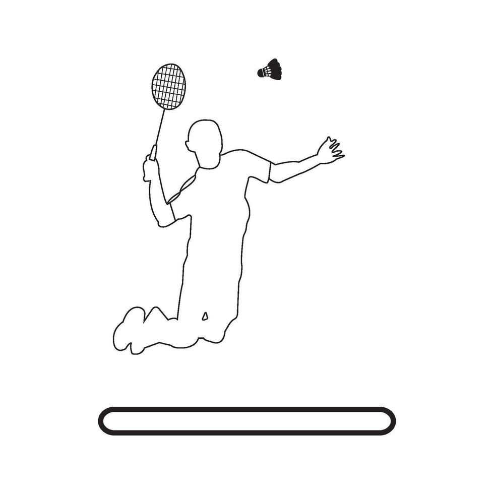 badminton icon design vector