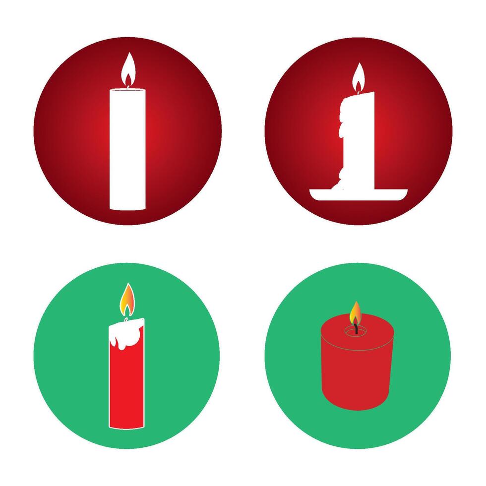 Candle icon design vector