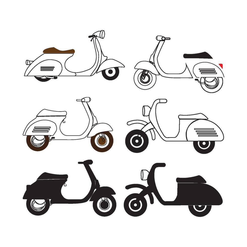 scooter icon design vector