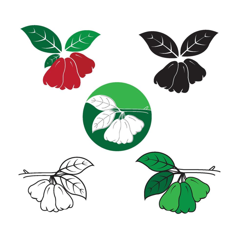guava icon design vector