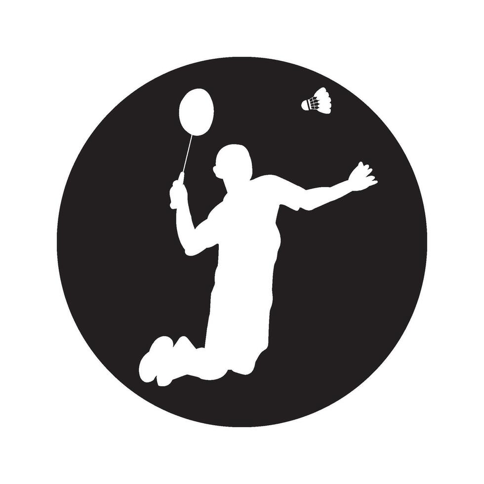 badminton icon design vector