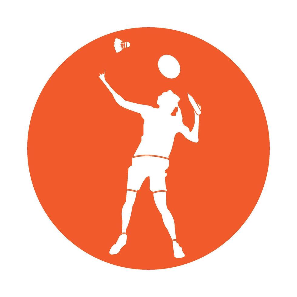 badminton icon design vector
