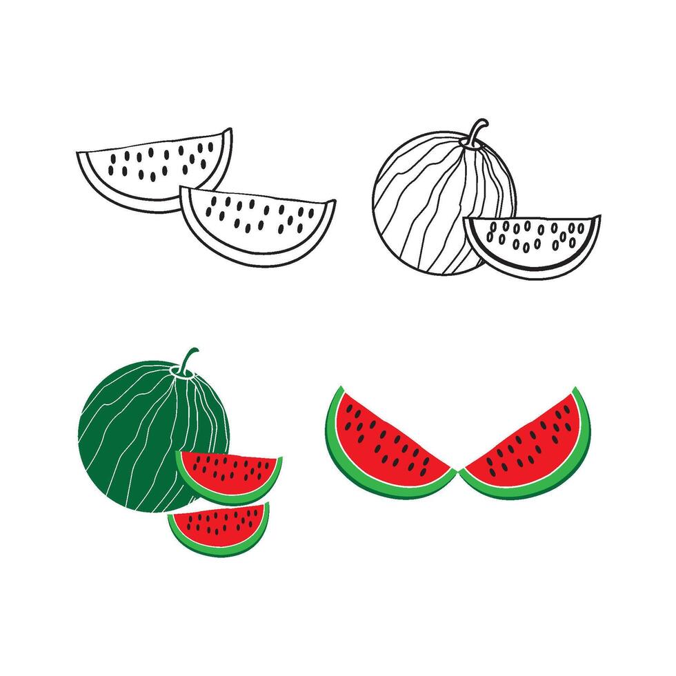 watermelon icon design vector
