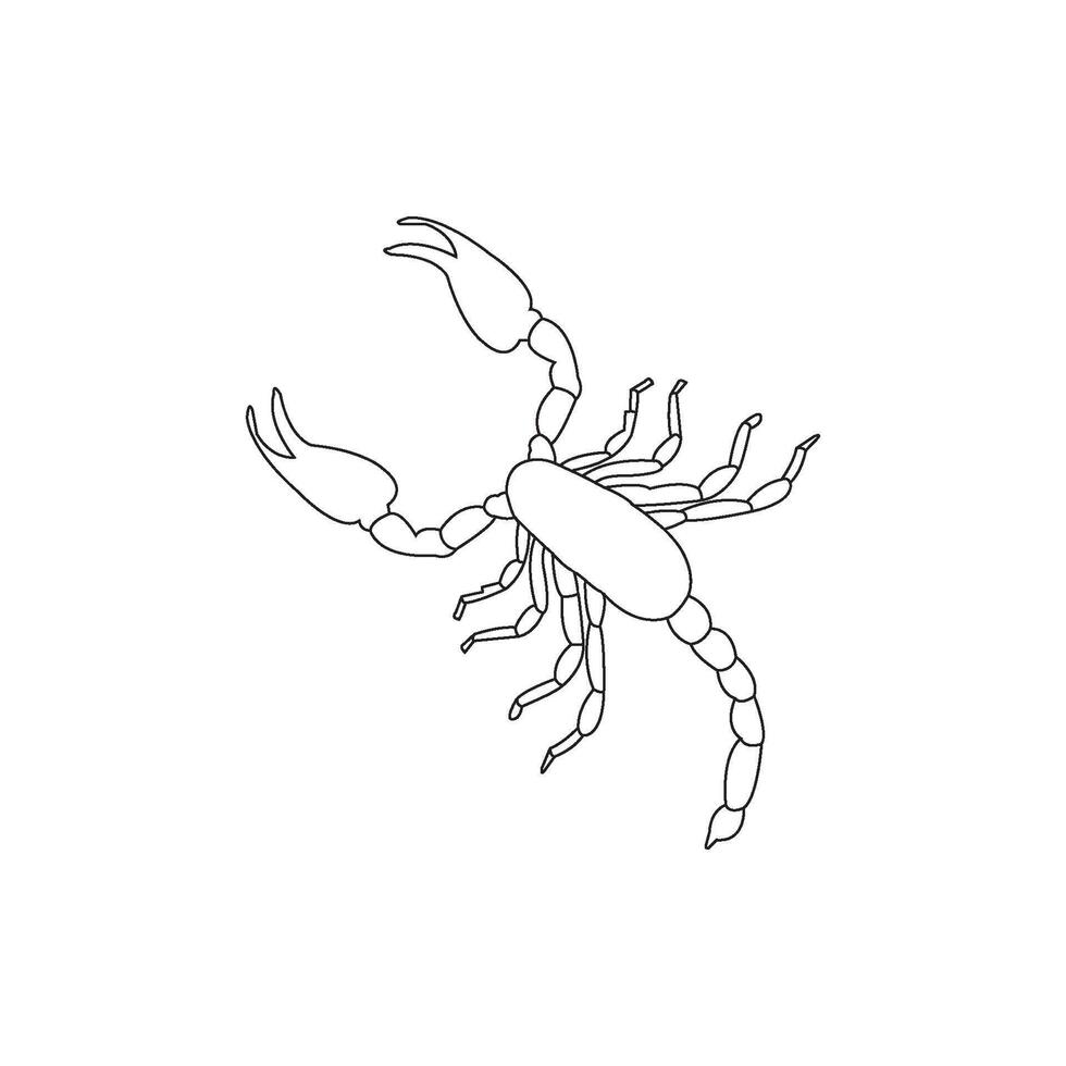 scorpion icon design vector
