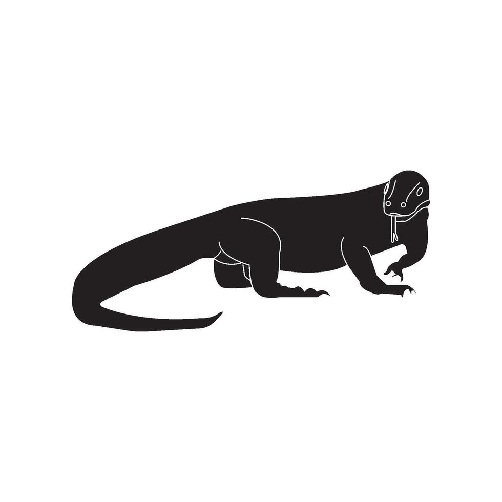 Komodo icon design vector