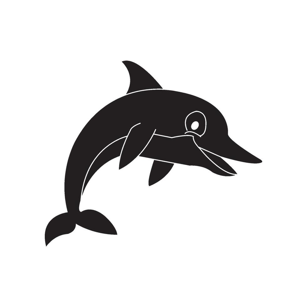 dolphin icon design vector