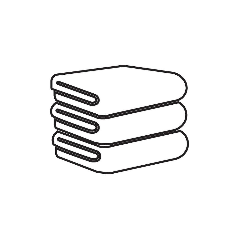 towel icon design vector