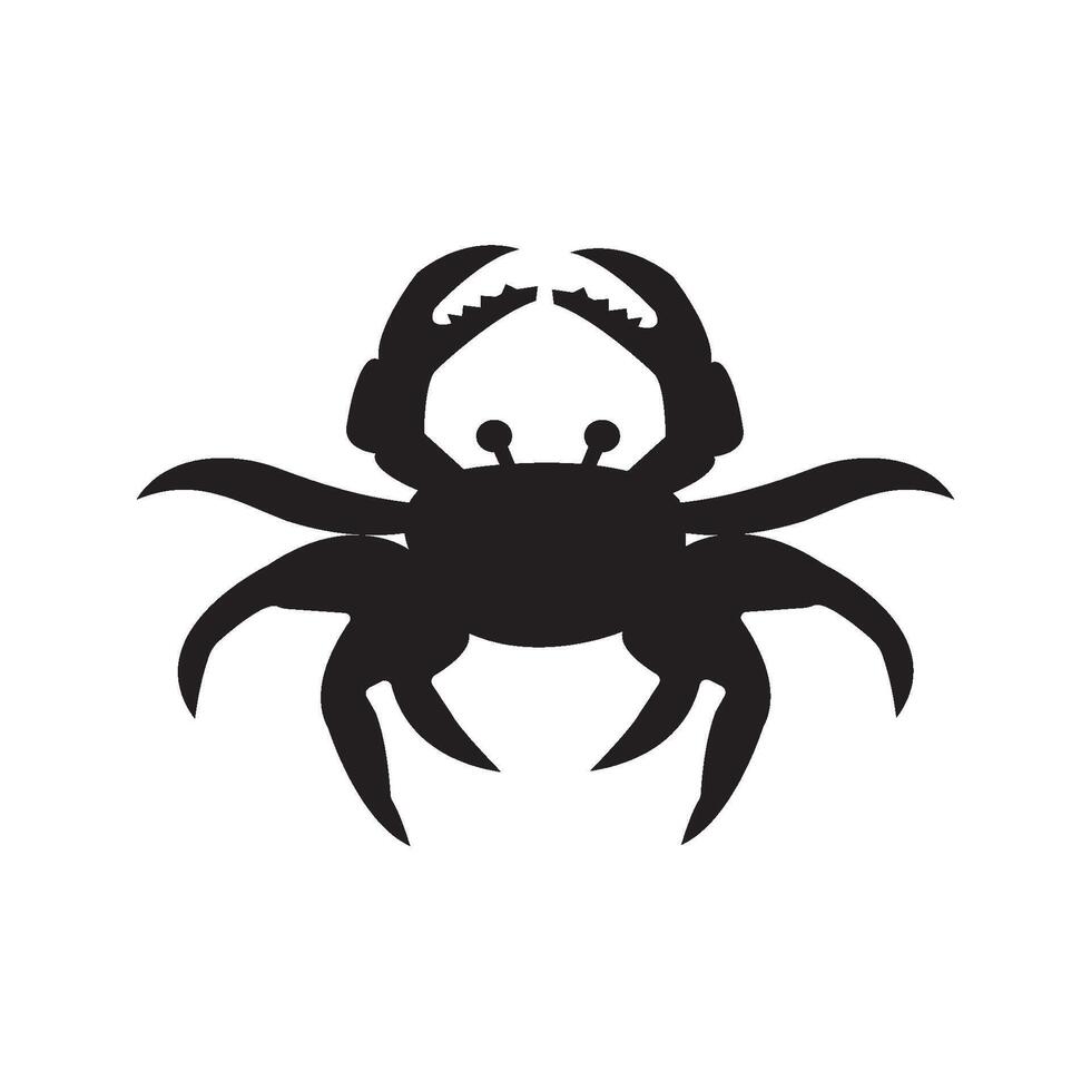 crab icon design vector