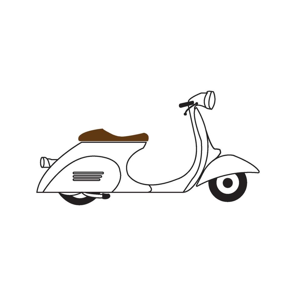 scooter icon design vector