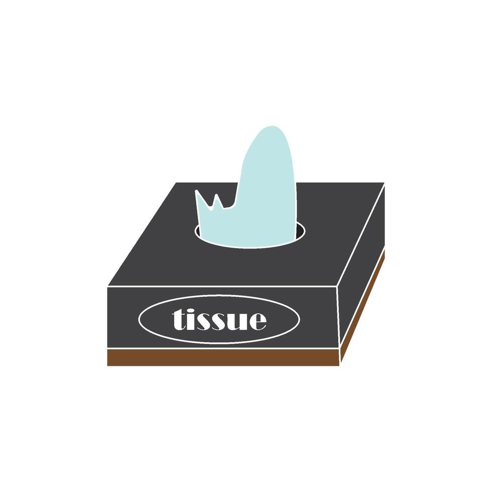 tissue box icon vector