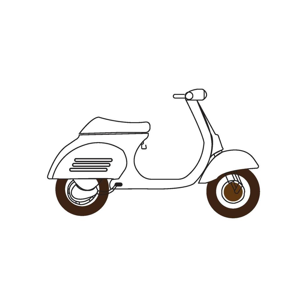 scooter icon design vector