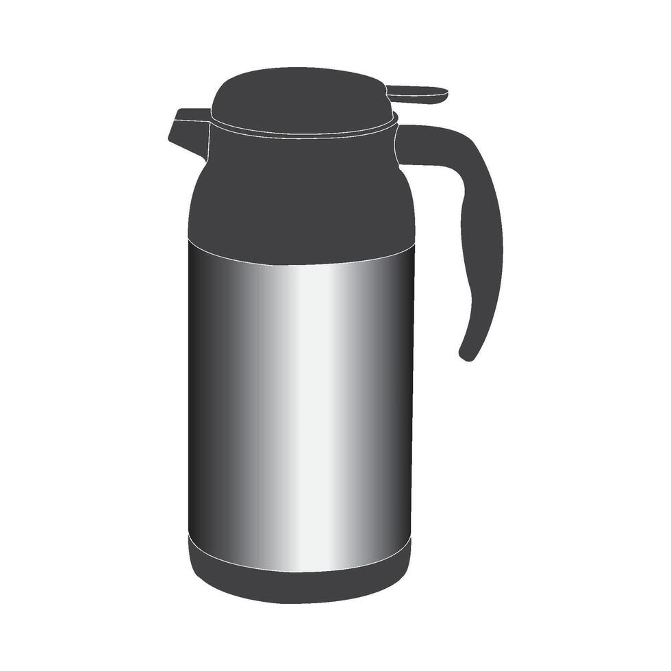 container for storing hot water 46581753 Vector Art at Vecteezy