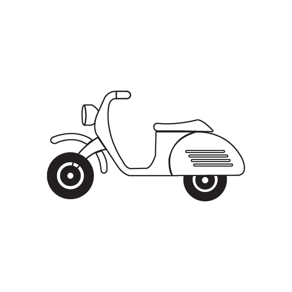 scooter icon design vector