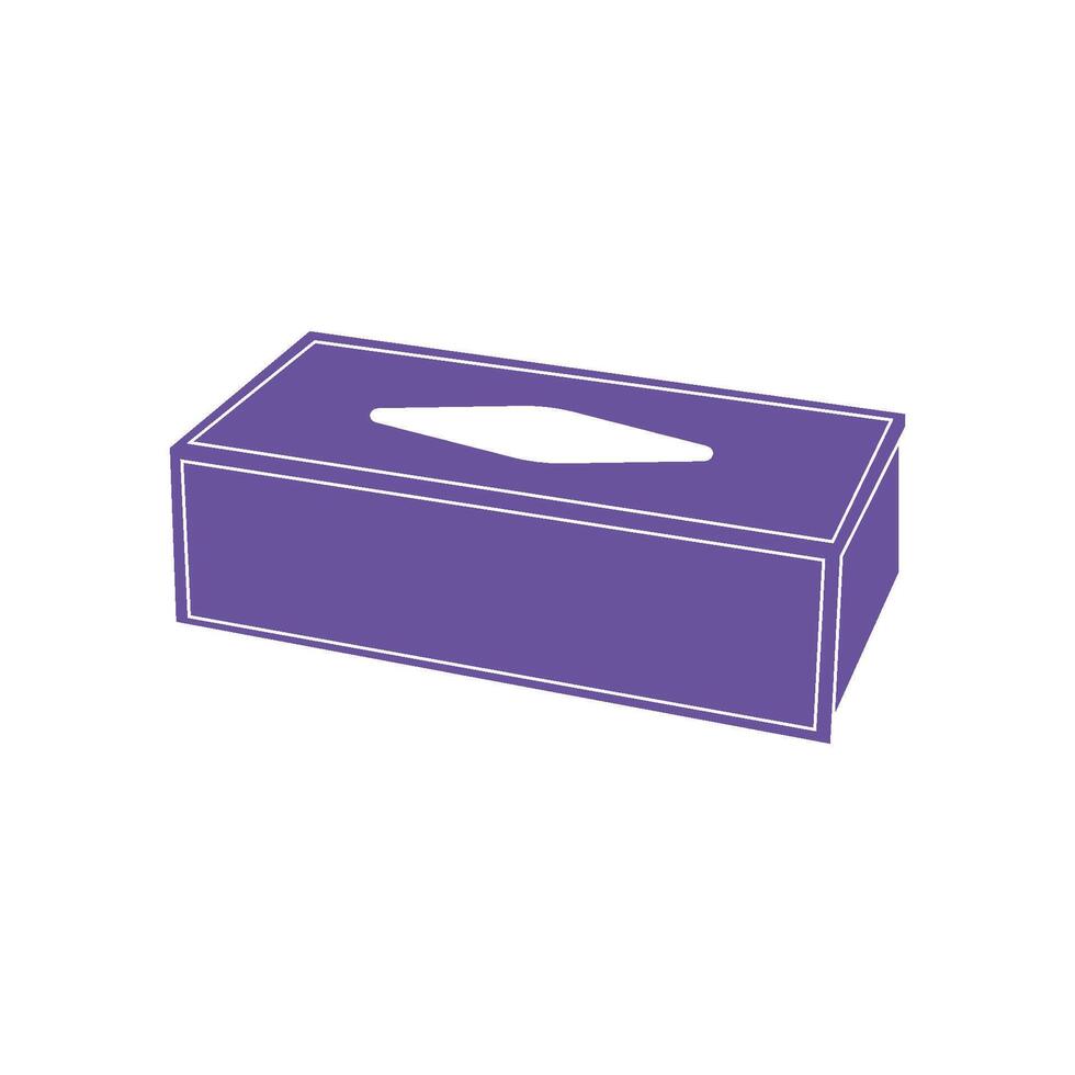 tissue box icon vector