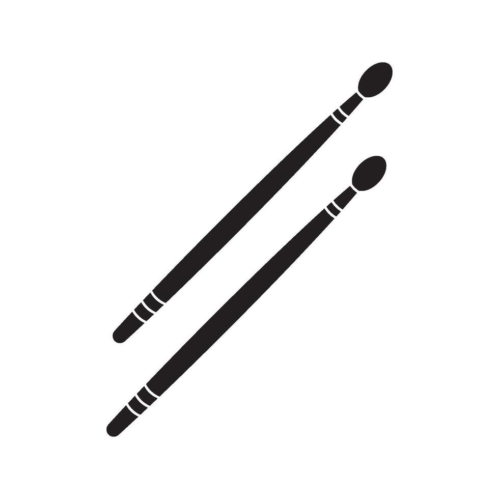 Drumsticks icon design vector