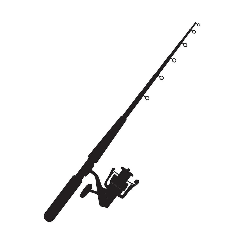 fishing rod icon vector