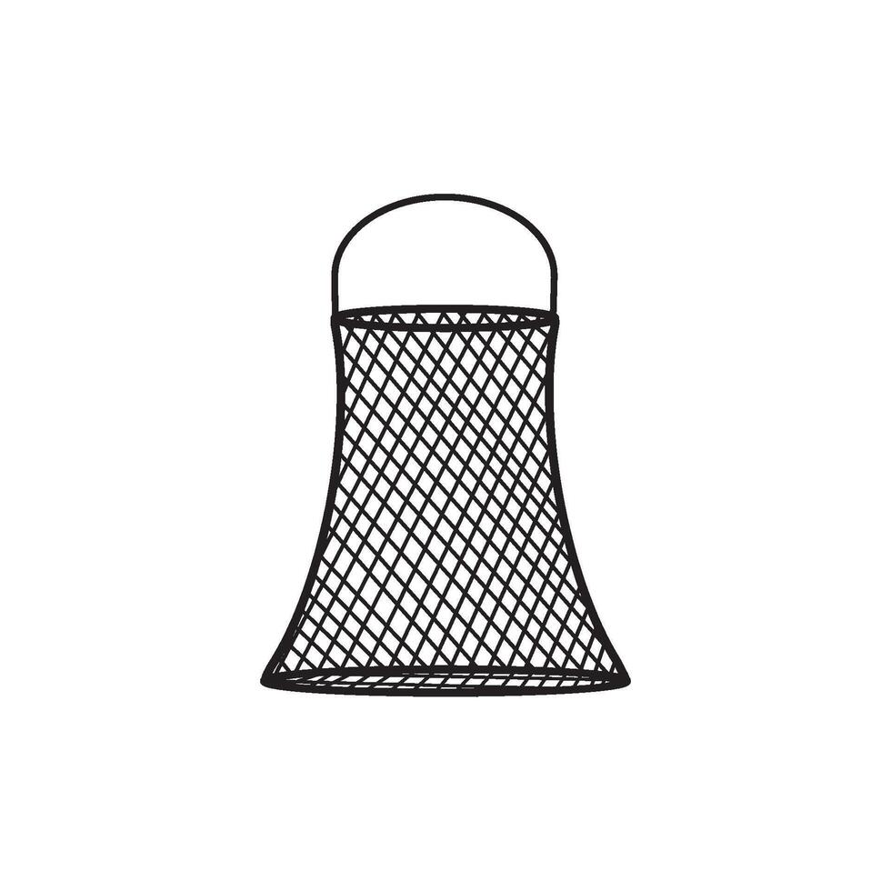 fishing net icon vector