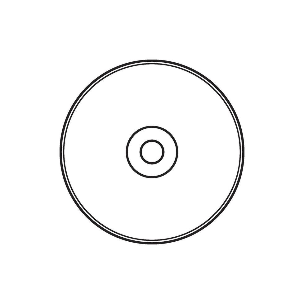 disc icon design vector