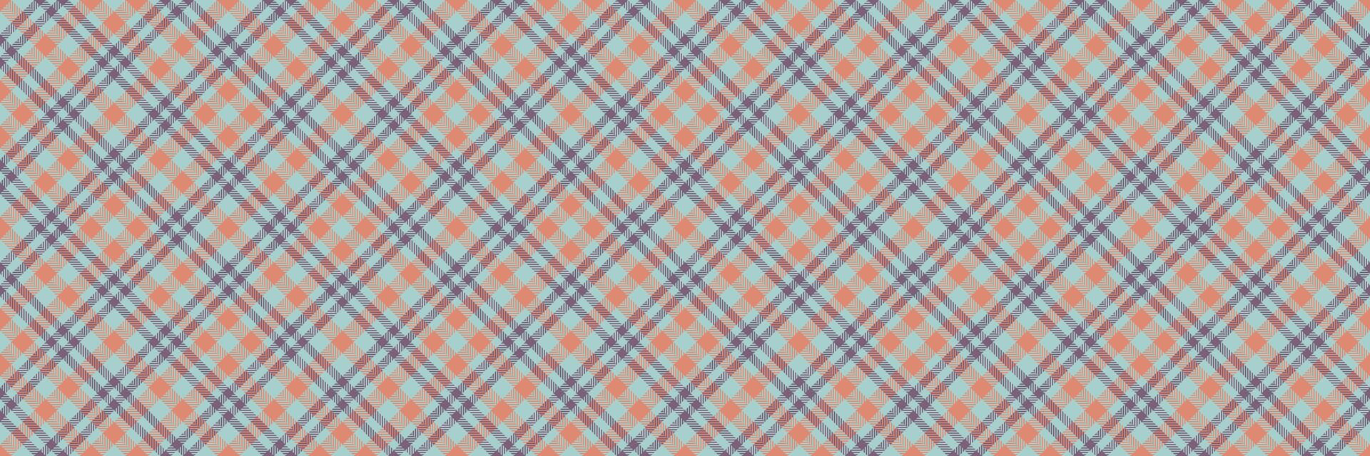 Ornamental textile pattern check, outside background texture seamless. Paint plaid tartan fabric in light and red colors. vector