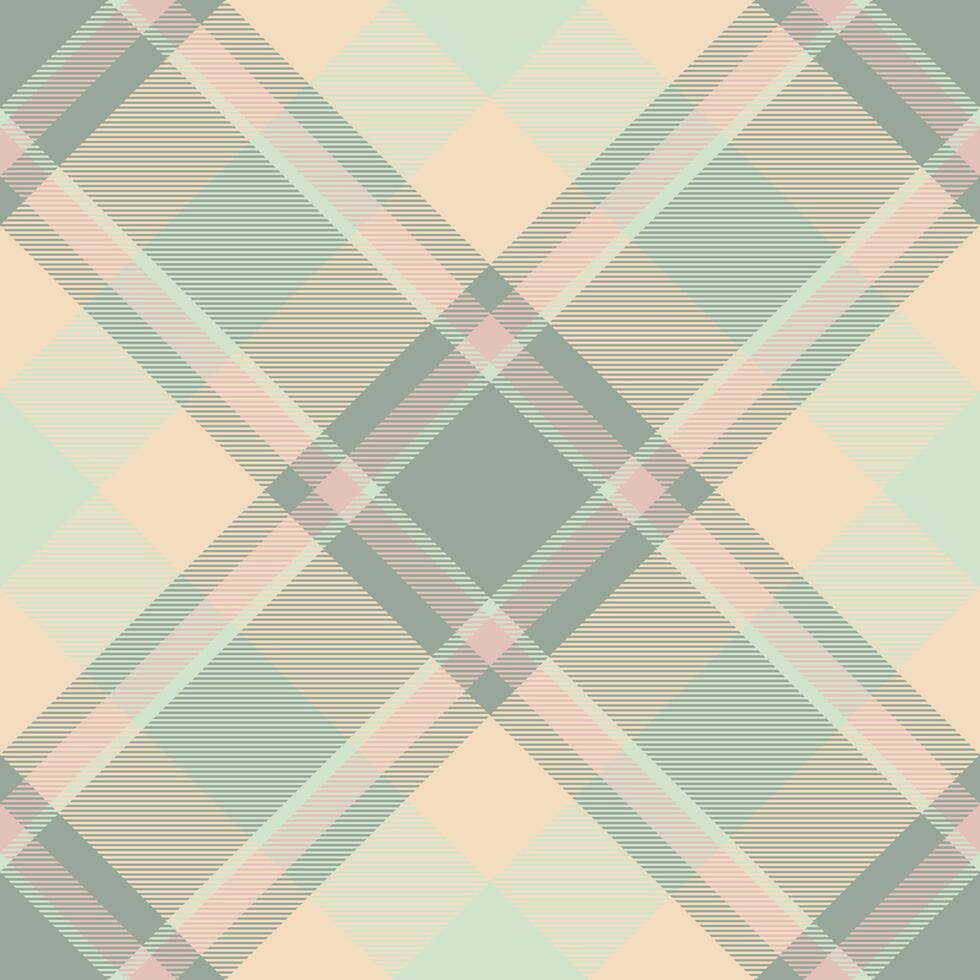 Plaid fabric tartan of check texture with a background seamless pattern textile. vector
