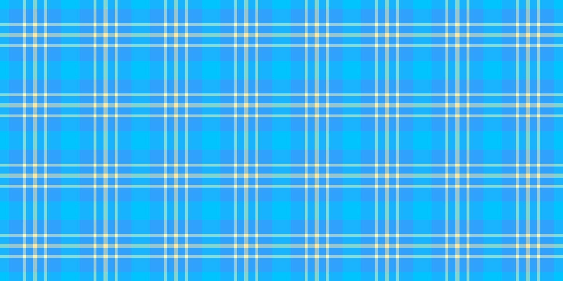 Pop background check, ornamental tartan seamless pattern. Industrial plaid texture textile fabric in cyan and bright colors. vector