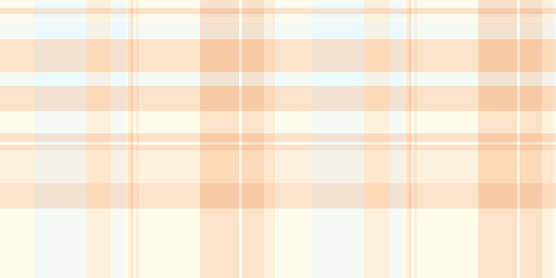 Valentines day background seamless pattern, tough plaid tartan fabric. 50s texture textile check in light and bisque colors. vector