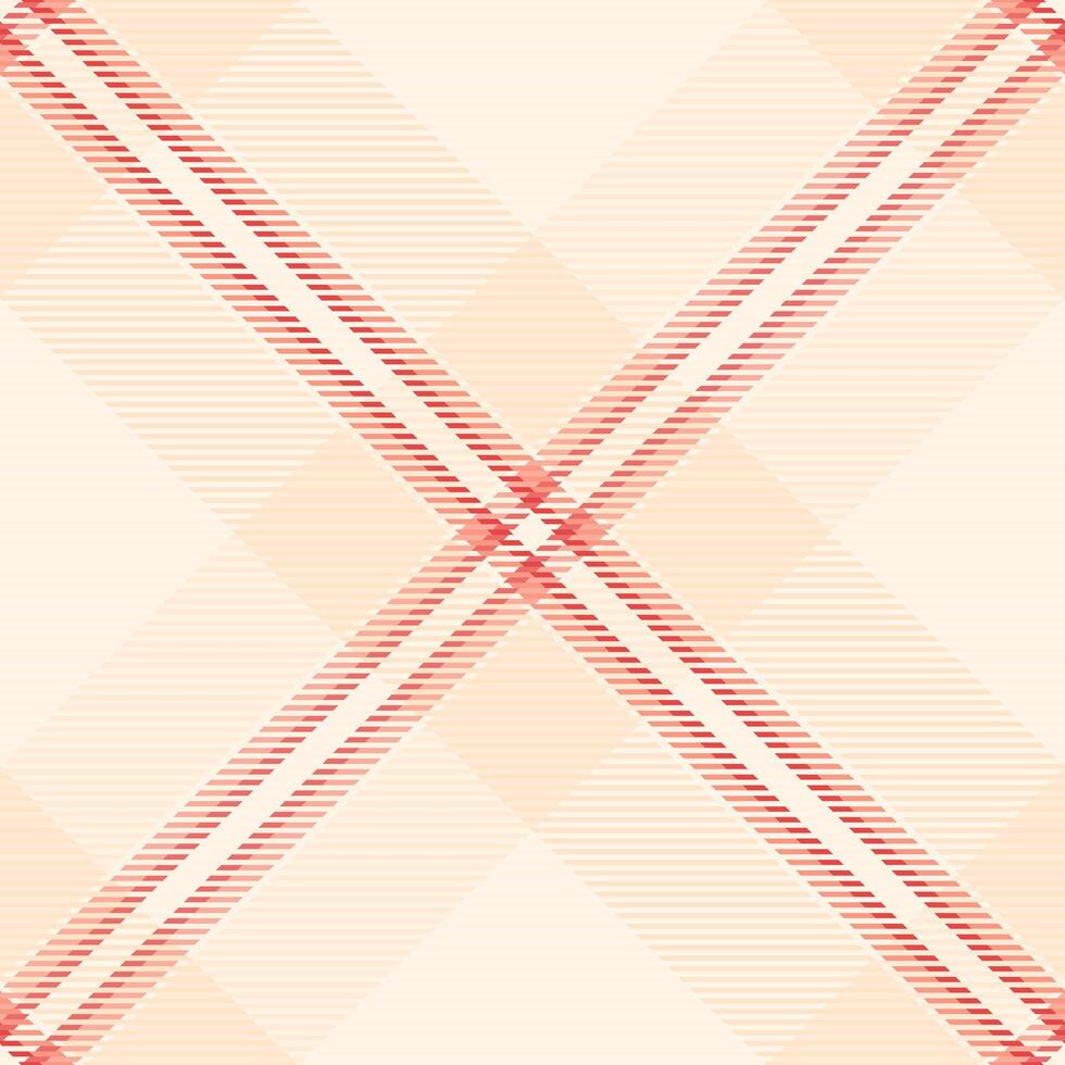 Luxurious check seamless texture, 20s plaid tartan background. Worldwide fabric textile pattern in old lace and light colors. vector