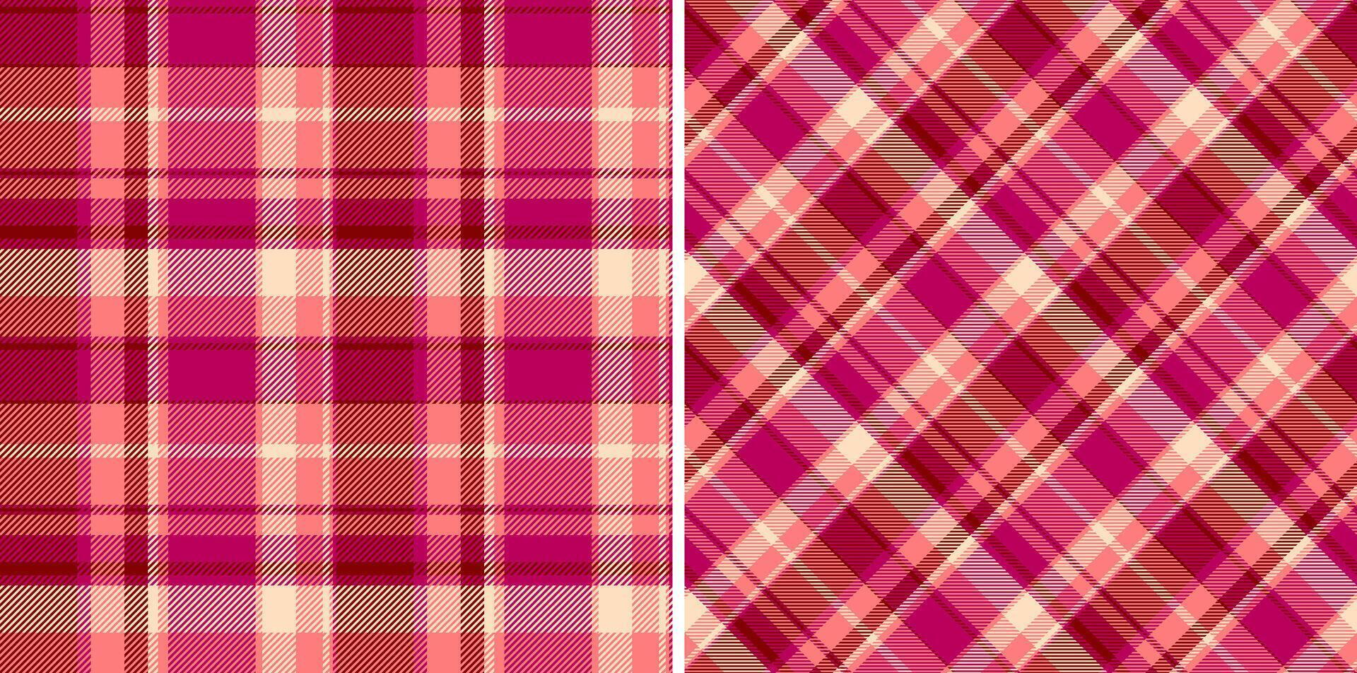 Fabric check of textile pattern tartan with a texture background seamless plaid. vector