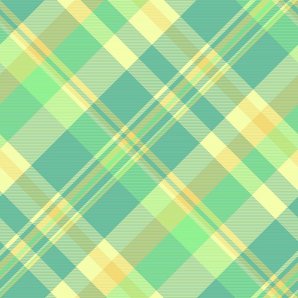 November texture plaid seamless, decorating tartan textile . Nostalgia fabric pattern background check in mint and green colors. vector