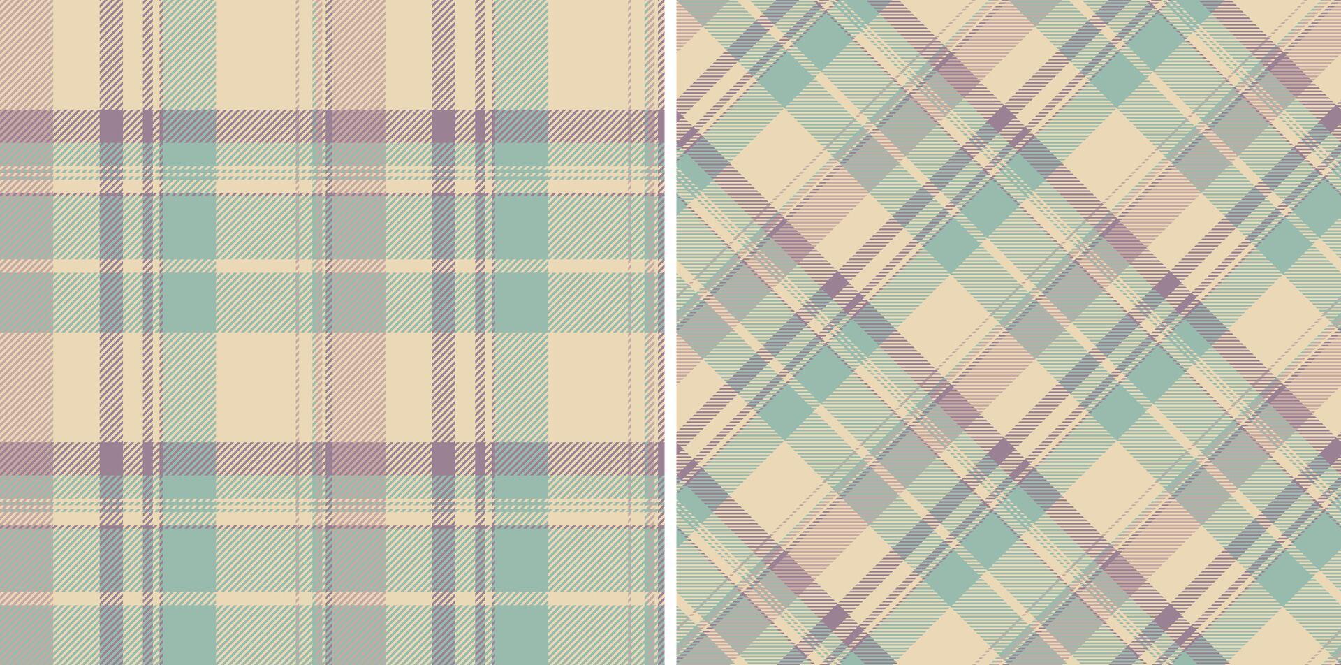 Pattern textile seamless of texture check with a tartan background plaid fabric. vector