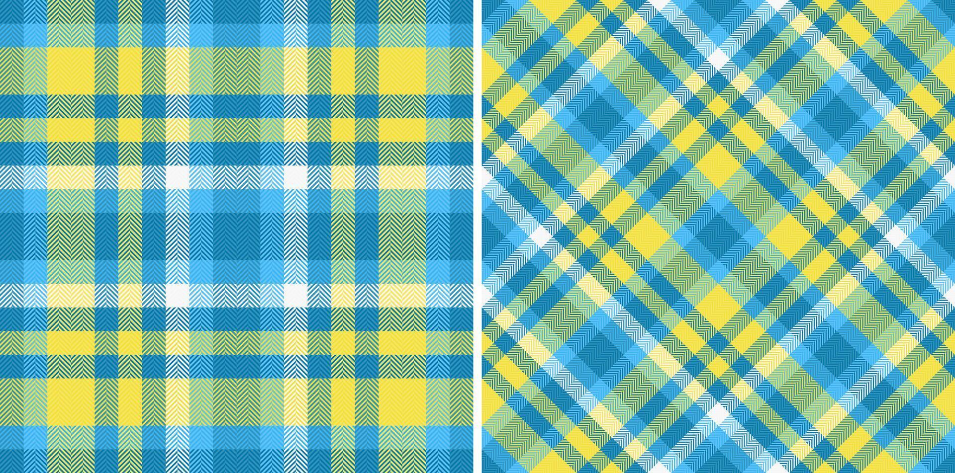 Tartan seamless of plaid fabric pattern with a background texture textile check. vector
